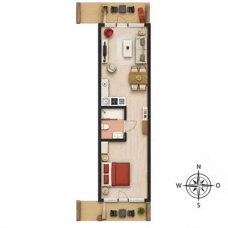 Am Rundsteg 5 Apartment *